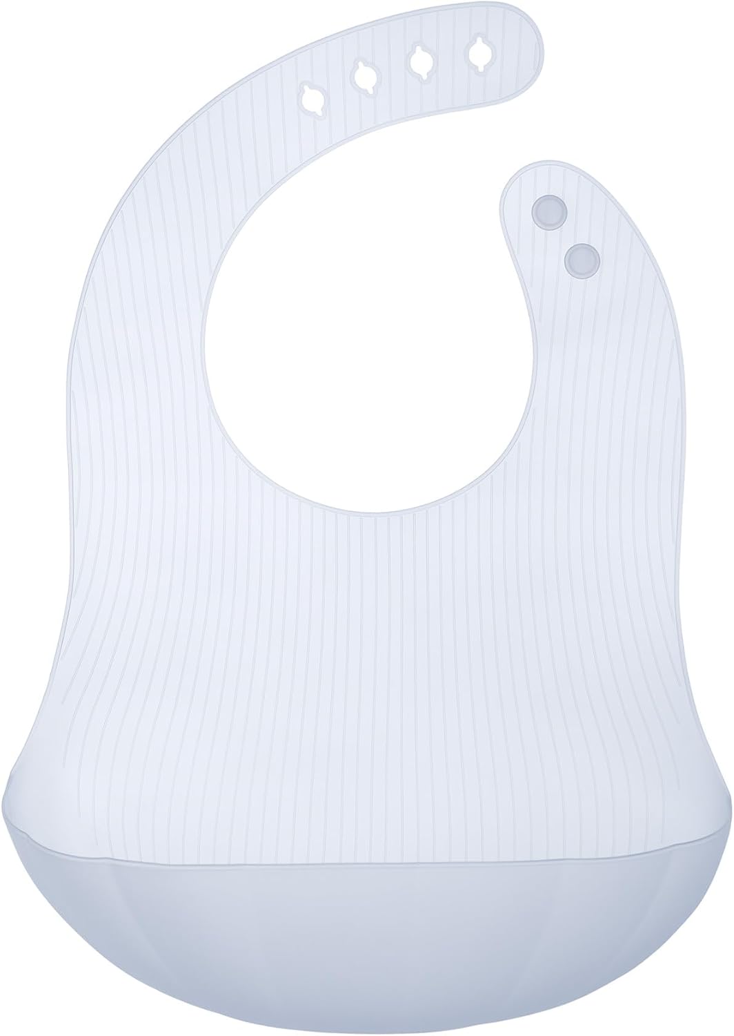 Olababy Fold N Go Silicone Baby Bib with Travel Case, 6-36 Mo.